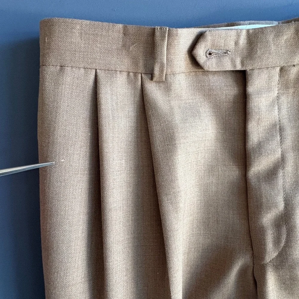Vintage 1998 Ralph Ralph Lauren Dress Pants | 32x30 | Tan Pleated Cuffed Canada